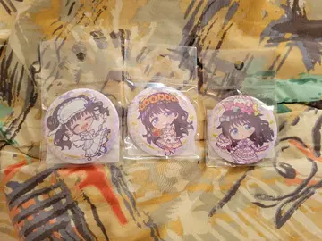 향기로운 꽃은 늠름하게 피다 캔뱃지 와구리 카오루코 몽환룩 3개 세트