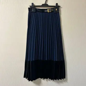 주말 SALE 20% OFF 피노레 롱 플리츠 스커트 부분 벨로아