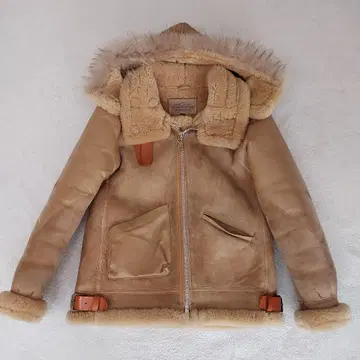 AVIREX 플라이트 자켓 38 무스탕