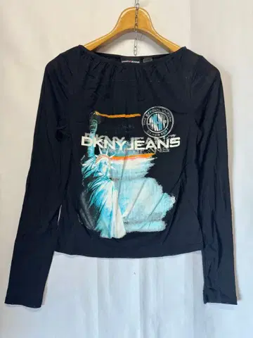 DKNY JEANS 다나카란뉴욕 y2k 분위기 시스루