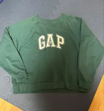 GAP 다크 그린 맨투맨 XL