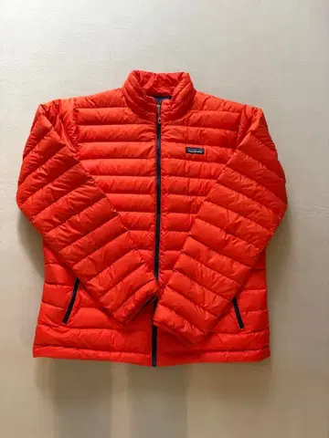 파타고니아 다운 자켓 L 오렌지