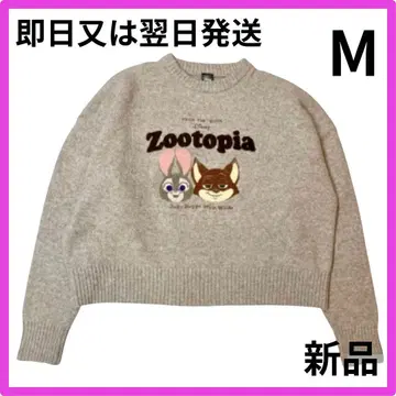 [ 미사용 새상품 ] 주토피아2 니트 풀오버 M 사이즈 다크 베이지
