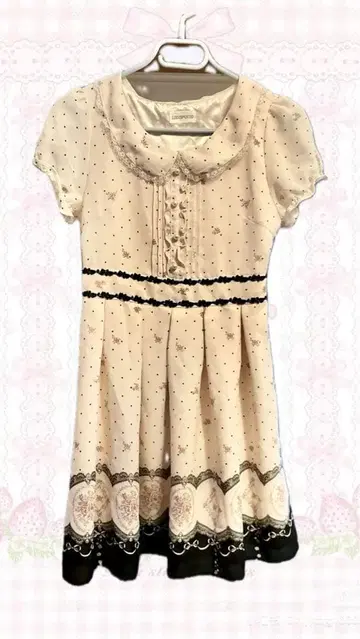 LODISPOTTO 도트 무늬 반팔 원피스