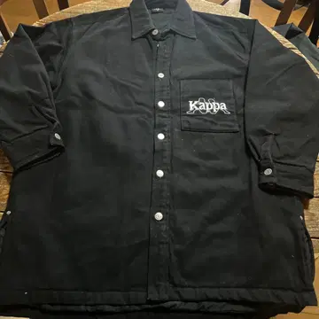 Kappa 카파 커버올 자켓 블랙 US 사이즈 M
