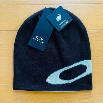 [ 새상품 ] OAKLEY 비니 리버서블 블랙 남성용 오클리 니트 모자