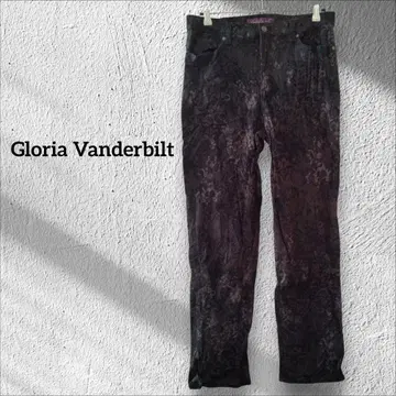 1점 한정 Gloria Vanderbilt 플로럴 데님 하의 올 패턴