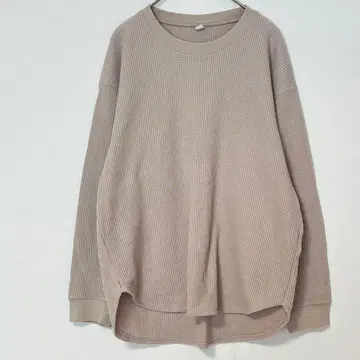 유니클로 UNIQLO 와플 긴팔 T [ M ] 티셔츠 루즈핏 심플