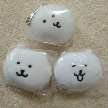 나가노 마켓 방울 달린 얼굴 마스코트 나가노의 곰 3개 세트