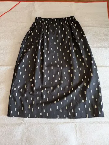 sousou 모슬린 쌍통의 롱 스커트