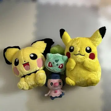 포켓몬 봉제 인형 4개 세트