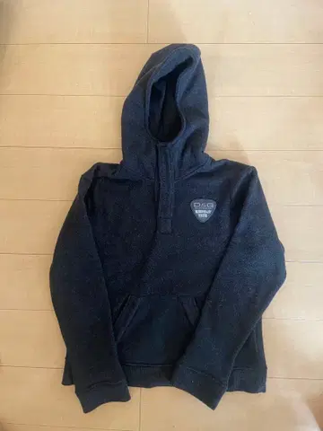 D&G 블랙 후드 부착 후드티