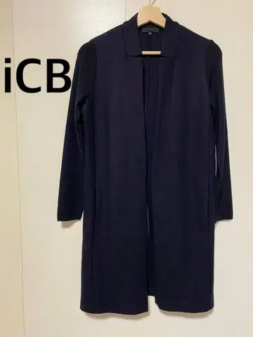 iCB 아이씨비 네이비 울 가디건 롱 가디건 S