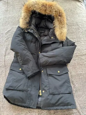 다운 코트 그린 라벨 릴랙싱 발수 마운틴 다운 코트 블랙 M