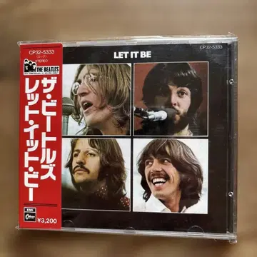 더 비틀즈 LET IT BE 일본제 CD 구 규격 일회 사용