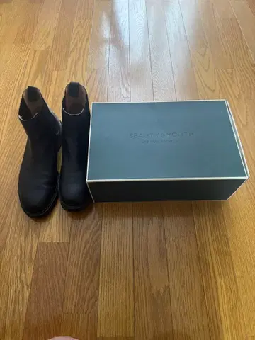 BEAUTY&YOUTH 블랙 첼시 부츠