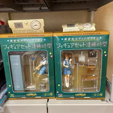 NEON GENESIS EVANGELION 피규어 세트 청소 시간 2체