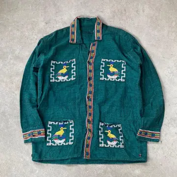 70s 과테말라 셔츠 구제 의류 L