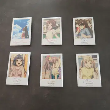 트레이딩 스퀘어 스탠디 캔뱃지 컴플리트 박스 없음 일괄 6점 세트