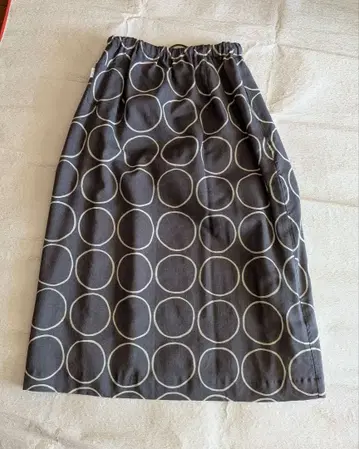 sousou 모슬린 쌍통의 롱 스커트