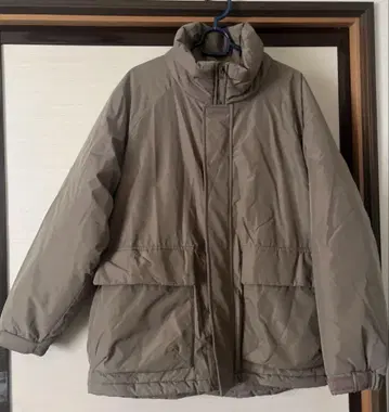 GU 새상품급 다운 자켓 베이지 S