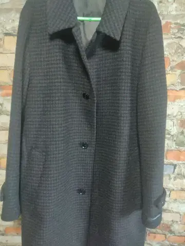 HIROKO KOSHINO 체크 무늬 코트