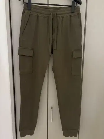 아줄바이마우지 카키 카고 조거 팬츠 스웨트 팬츠