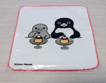 [ 미사용품 ] 펭귄 찻집 미니 타월 사카자키 치하루 전시회