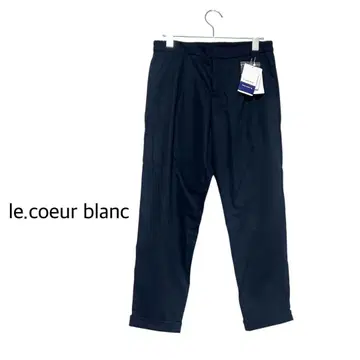 미사용 택 포함 lecoeur blanc 르쿠르 블랑 턱 팬츠 38