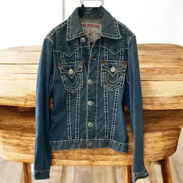 트루 릴리젼 지미 슈퍼 T 데님 자켓
