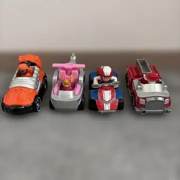 퍼피 구조대 스카이 마샬 라블 미니카 4대 세트