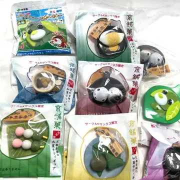 교토 명과 교토 노포의 화과자 피규어 서클K 땡스 한정판 화과자 키링