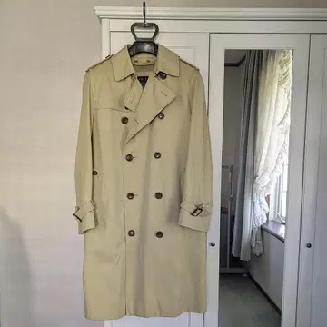 트렌치코트 베이지 더블 브레스트