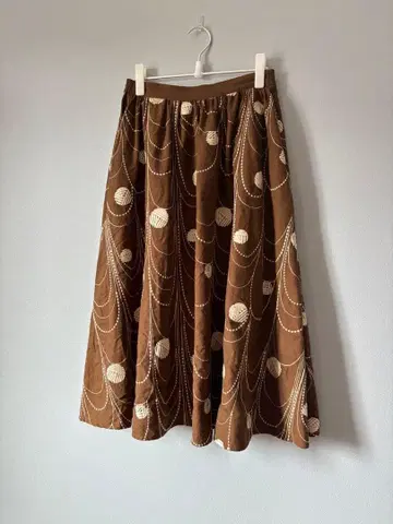 marbleSUD 마블슈드 털실 공 플레어 스커트