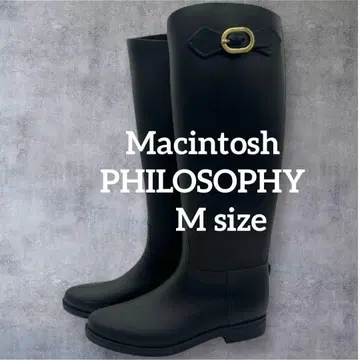 MACKINTOSH PHILOSOPHY 레인부츠 M 사이즈 장화 블랙