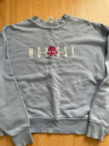 MOUSSY. 라이트 블루 트레이닝복