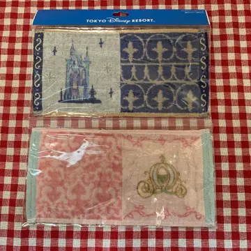 도쿄 디즈니 리조트 하프 사이즈 타월 손수건 신데렐라