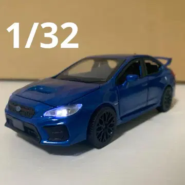 스바루 임프레자 WRX STI VAB 1/32 파랑