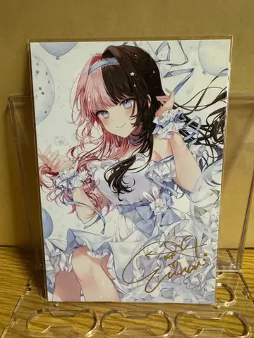 타치바나 히나노 2주년 기념 금박 엽서