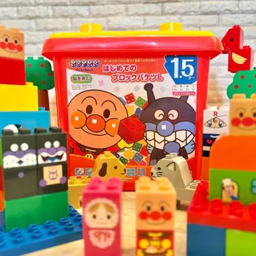 호빵맨 첫 블록 L 사이즈 결품 없음 소독 완료 덤 포함