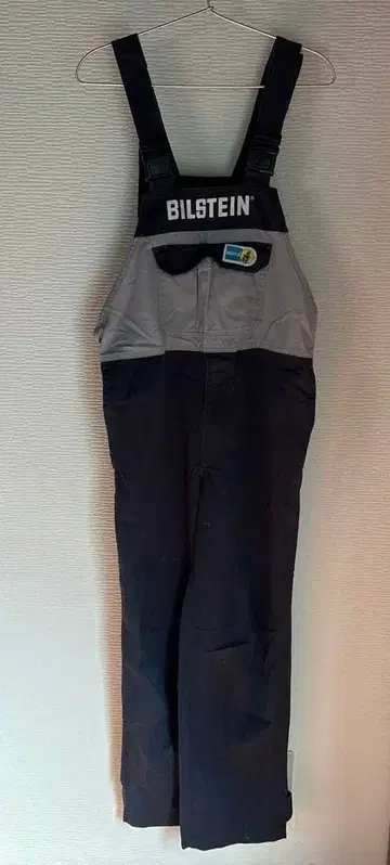 BILSTEIN 스트랩 오버롤 그레이/네이비