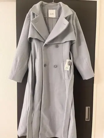 [미착용 새상품] dazzlin 다즐린 롱 코트 라이트 그레이