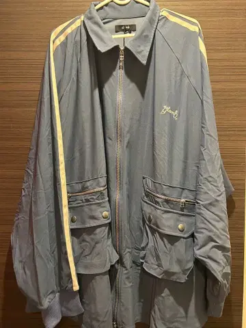 나일론 자켓 블루 프리 사이즈