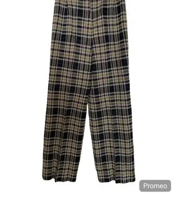 레나운 룩 팬츠 체크 울 혼방 빈티지