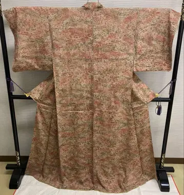 기모노 코몬 초화문양 기장 164cm (어깨) 화장 67cm