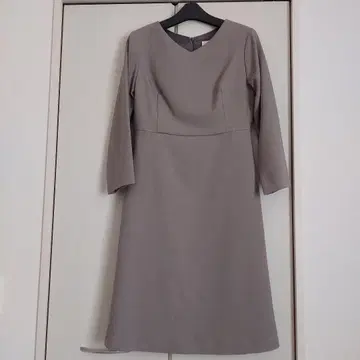 UNITED ARROWS 그레이 V넥 원피스 38