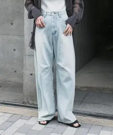 커브 데님 라이트 인디고 블루 / M URBAN RESEARCH