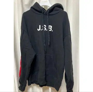 J.S.B 로고 후드티 삼대째 후드 부착 맨투맨