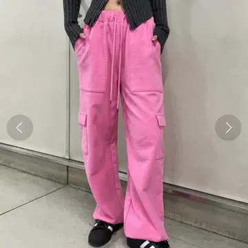 oriens journal standard 맨투맨 카고 팬츠 핑크