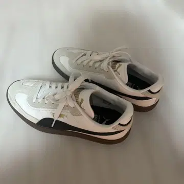 PUMA 캐주얼 스니커즈 화이트/블랙